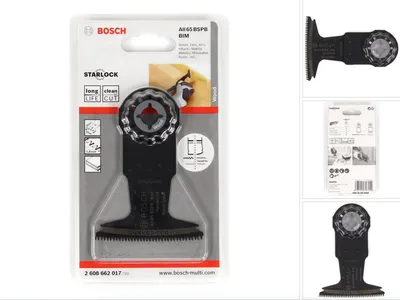 Zdjęcie produktu dla Brzeszczot do cięcia wgłębnego AII 65 BSPB W.65mm Plunge D.40mm Starlock 1 szt.BOSCH