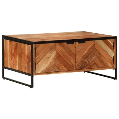 Immagine prodotto di Tavolino da Salotto 90x55x40 cm in Legno Massello di Acacia