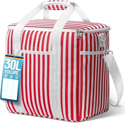 Produktbild von Portable Kühltasche für Camping und Strand - Ohne Strom - Ideal für Picknick, Auto oder Boot - Hält Essen und Getränke kühl - Leicht und robust - Mit Griff und Deckel - Perfekt für Outdoor-Aktivitäten und Roadtrips