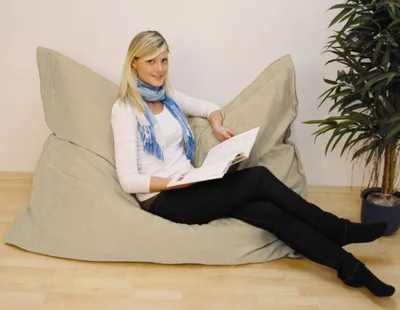 Produktbild von Velours-Riesen-Sitzsack ca. 140 x 180 cm Stand.-Var.