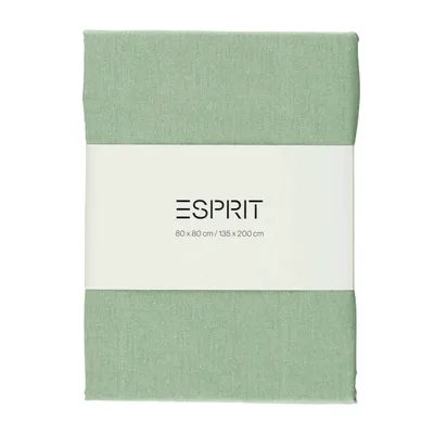 Image de ESPRIT Renforcé Housses de coussin et draps de lit HARP Vert 155 x 220 cm