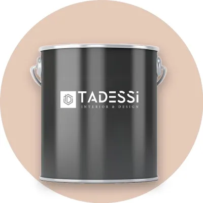 Produktbild von TADESSI Wandfarbe Beige - Blasskoralle - abwaschbare Innenfarbe matt - Dispersionsfarbe - Geruchsarm und Lösemittelfrei - 1 Liter Gebinde