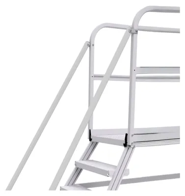 Produktbild von Hymer Handlauf für Podesttreppen, beidseitig verwendbar, für Stufenzahl 8, inkl. Befestigungsmaterial