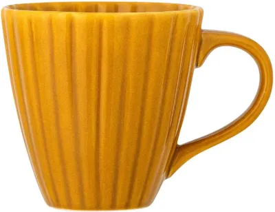 Produktbild von Bloomingville Becher LATINA Gelb mit Henkel Tasse Keramik 220 ml