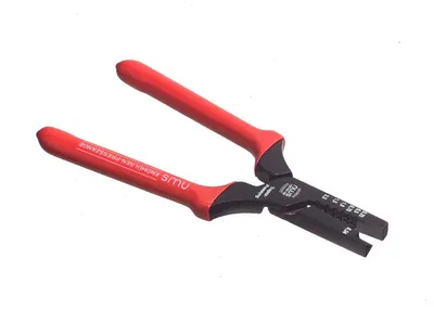 Immagine prodotto di UNITEC: Pinza crimpatrice per connettori a crimpare, adatta per cavi da 0,25 a 2,5 mm²