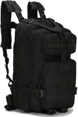 Obrázek produktu pro Mobilly taktický army batoh, 25l, systém MOLLE, bederní a hrudní pás, černá