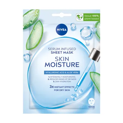 Obrázek produktu pro Nivea Maska w płachcie z serum nawilżającym