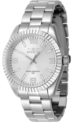 Obrázek produktu pro Invicta Specialty 47464 Dámské Hodinky - Quartz Hnutí - Nerezová Ocel se Stříbrným Ciferníkem - 36 mm