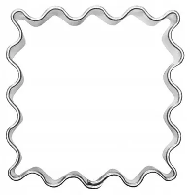 Obrázek produktu pro EkoForemki, vykrajovátko Quadrat, 3,3 cm, vroubkované