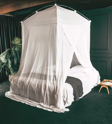 Immagine prodotto di Zanzariera Deconet in cotone - IKSEL - Telaio superiore 150cm / 1250cm perimetro BIANCO - 2 pz.