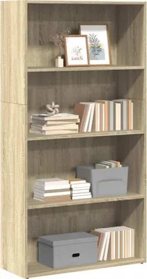 Produktbild von Bücherregal Sonoma-Eiche 80x30x152 cm Holzwerkstoff 857942