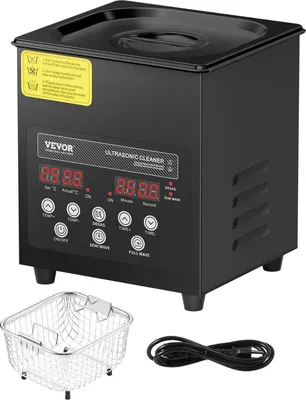 Zdjęcie produktu dla Myjka ultradźwiękowa 2L 40kHz 150W z grzałką i timerem do biżuterii