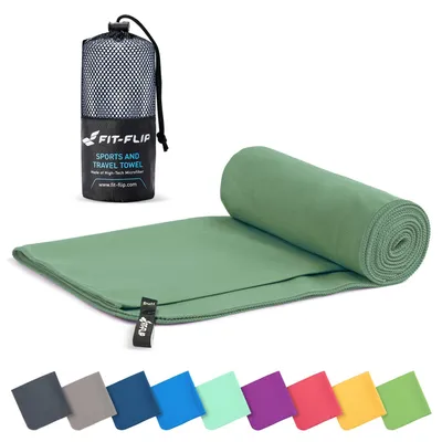 Produktbild von Fit-Flip Mikrofaser Handtuch schnelltrocknend für Fitness, Sport & Sauna
