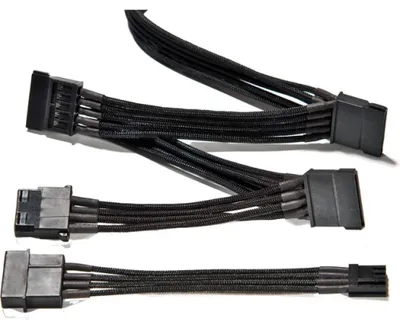 Produktbild von be quiet! CM-30750, 0,7 m, SATA 15-Pin, Molex (4-pin), Schwarz, Dark Power Pro 8- , Straight Power E9- , Pure Power L8- / Power Zone, RoHS