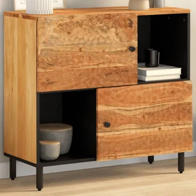 Produktbild von vidaXL Beistellschrank 80x33x75 cm Massivholz Akazie
