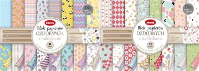 Obrázek produktu pro Blok papierów ozdobnych A4 32 kartki do scrapbookingu
