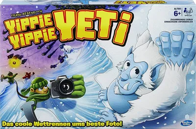 The image shows the front of a board game box, featuring cartoon characters and the game's title.