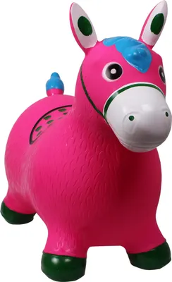 Produktbild von QHP Jumpy Horse Hüpfpferd, Farbe:rosa