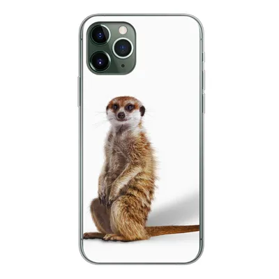 Produktbild von MuchoWow® Handyhülle Schutzhülle Hülle für iPhone 11 Pro Erdmännchen - Tiere - Fell Silikon Softcase Handy Hülle - Handy