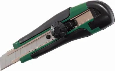 Obrázok produktu pre Nôž STALCO 18 mm s pogumovaným otočným zámkom S-17430