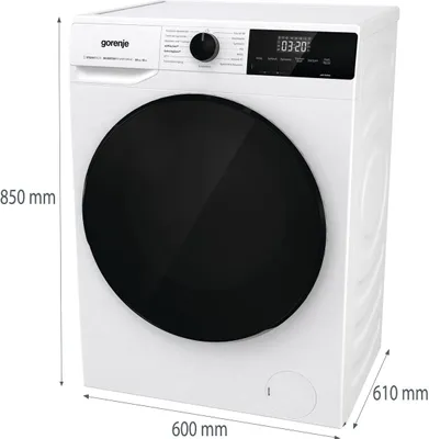 Gorenje WD2A164ADPS DE freistehender Waschtrockner, 10 kg Waschen, 6 kg Trocknen
