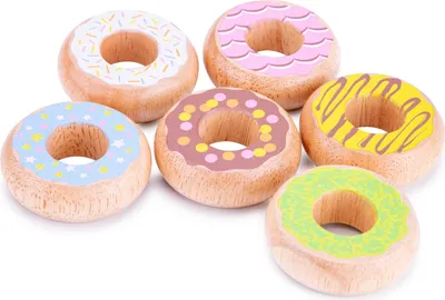 Image de Nouveaux jouets classiques « Donuts » - 6 pièces