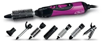 Zdjęcie produktu dla Sencor SHS 7551VT, Szczotka z gorącym powietrzem, Czarny, Różowy, Oczko do wieszania, 1000 W, 2 cm