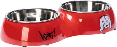 Produktbild von Karlie Doppelnapf Jairo rot, Größe:2 x 480 ml