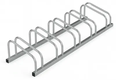Image de GOTEL Support à vélos Q48O, 5 places – Galvanisé