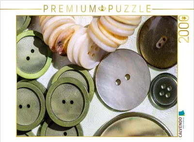 Produktbild von CALVENDO Puzzle Bunter Knopfsalat 2000 Teile Puzzle quer | 2000 Teile Lege-Größe 90x67cm Foto-Puzzle für glückliche Stunden