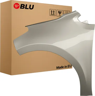 Immagine prodotto di BLU Parafango compatibile con VW Volkswagen UP! LB7W Sinistra Silber TungstenSilber | 2016- | Anteriore | Verniciato | Pronto per il montaggio | Acciaio