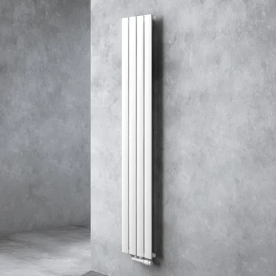 Image de doporro Radiateur pour Chauffage Central 180x31cm Radiateur à Eau Chaude Panneau Monocouche Design Vertical Blanc FV