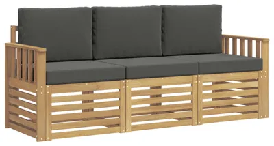 Produktbild von vidaXL Sofagarnituren Massivholz Akazie