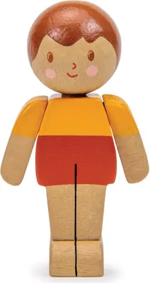 Imagen del producto de Tender Leaf: Casa de muñecas para niño - Familia Caramel, juguete de madera