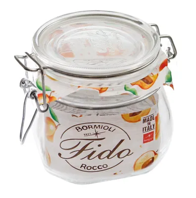 Produktbild von Bormioli Rocco Drahtbügelgläser Fido 560ml, 6 Gläser + Gummis Einmachgläser 4309