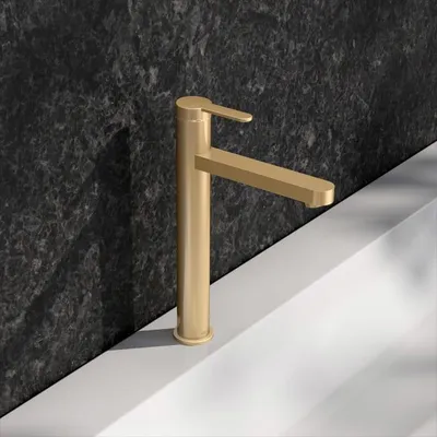 Obrázek produktu pro KEUCO IXMO Plochá jednopáková umyvadlová baterie 210, bez výsuvného odpadu, průmět 159 mm, 59510253100
