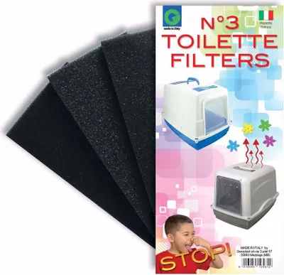 Obrázok produktu pre Náhradný filter pre WC (3 kusy)