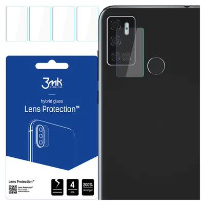 Produktbild von 3mk Hybridglas Lens Protection für Cubot C20 Kamera Objektiv Kameralinse 0,16mm 6H (4 Stück)