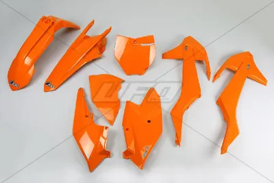 Imagen del producto de Kit de plástico para KTM SX/SXF '16-'18 (excepto SX 250 '16), color naranja (KT517E127)