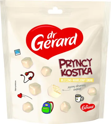 Obrázek produktu pro Wafelki z kremem waniliowym w białej polewie 110g