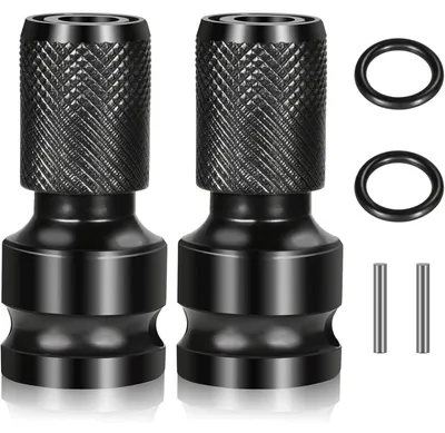 Produktbild von Stecknuss-Adapter 2 Stück 1/2" auf 1/4" Sechskantschaft für Schlagschrauber