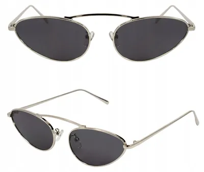Produktbild von Theblogshop KHIA Sonnenbrille Damen Cat-Eye Silber
