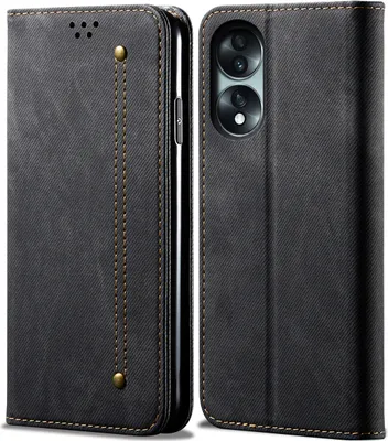 Obrázek produktu pro Honor 70 Pouzdro, Kožené Peněženkové Pouzdro s Magnetickým Uzavíráním a Stojánkem pro Honor 70 černé