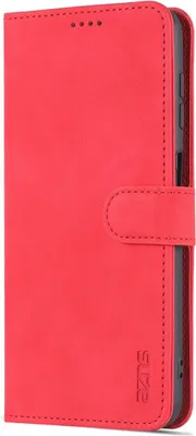 Produktbild von König Design Hülle kompatibel mit Samsung Galaxy A13 4G Kunstleder Handyhülle - Handy Case Rot
