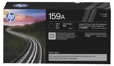 Produktbild von HP 159A Schwarz Original LaserJet Tonerkartusche, 5000 Seiten, Schwarz, 1 Stück(e)
