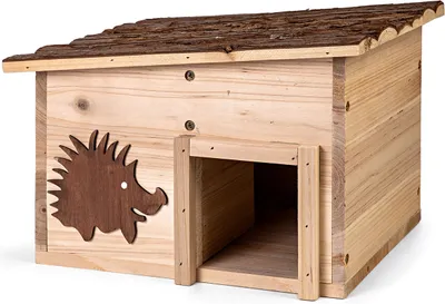 Produktbild von CULT at home Igelhaus Bausatz zum selber bauen - Igelhotel - Igelbau 34x28x22 cm