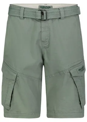 Produktbild von Sublevel Cargo-Shorts mit Gürtel und Seitentaschen Größe: 30W
