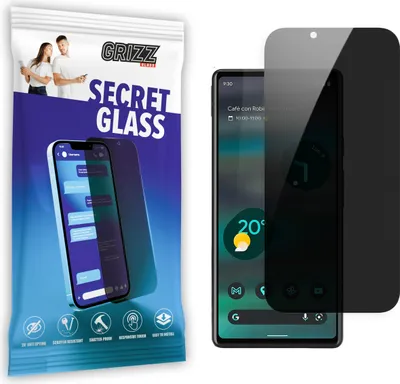 Zdjęcie produktu dla Ochraniacz ekranu GrizzGlass SecretGlass Privacy dla Google Pixel 6 - Czarny