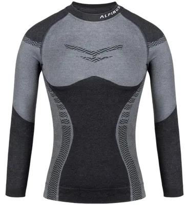 Produktbild von Alpinus - "Pro Miyabi Edition" Base Layer Oberteil für Herren, Thermoaktiv PP7308 (L) (Grau/Silber)