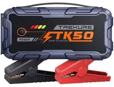 Immagine prodotto di Power bank Starthilfe 8000A, 26800mAh, 12V, con torcia da 800 lumen e 2 uscite USB